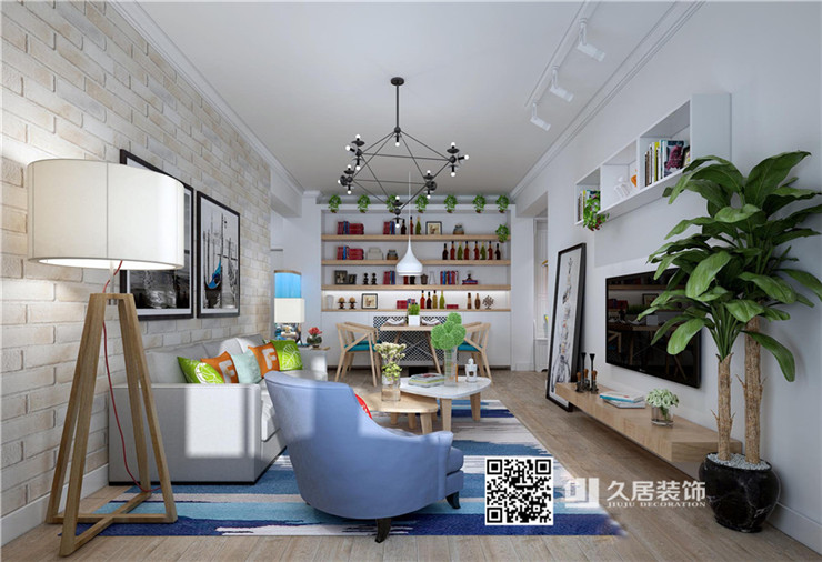 贊成首府118㎡北歐簡約主義風格